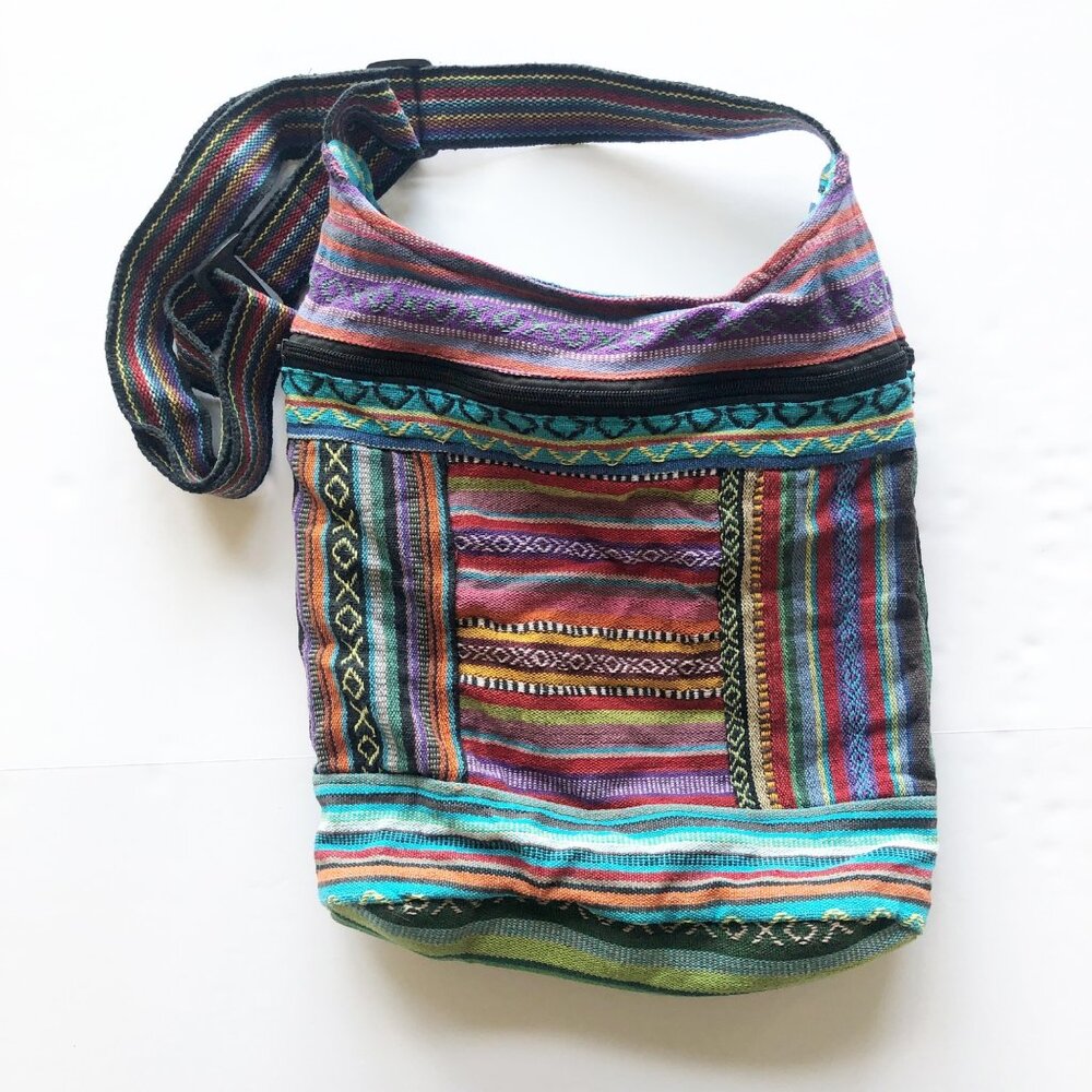 GANESH HIMAL Hobo Shoulder Crossbody Multicolored Purse Bag